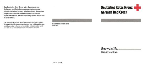 Richtlinien Zur Vergabe Und Verwendung Des Drk Ausweises Drk Kreisverband Alsfeld E V